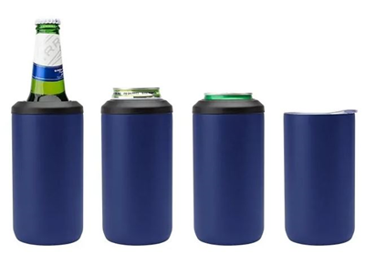 Double Walled Can Cooler (4 in 1) 12oz